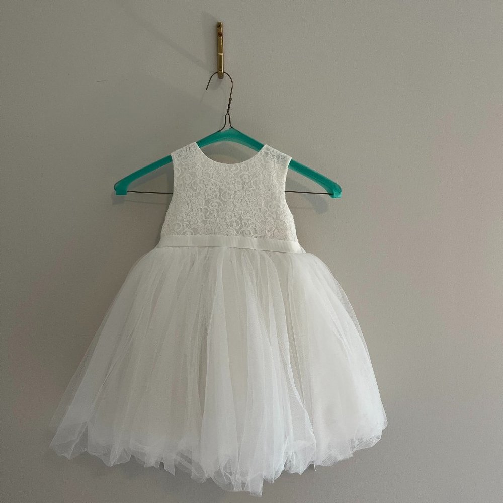 David's Bridal Ballgown with Heart Cutout